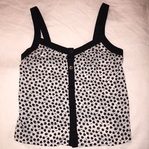 H&M button blouse tank 4